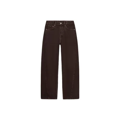 ZARA Collaboration Trf Коричневые Женские Джинсы