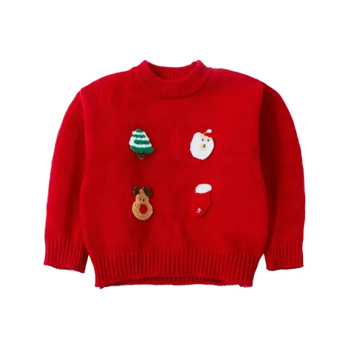RHOBESAM Маленький крышка для горшка 2399 Рождество Год Свитер 1 Красный Предшкольные Свитера