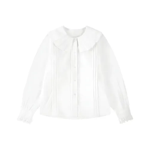 BARRY BANNY Белый KIDS Повседневные Рубашки