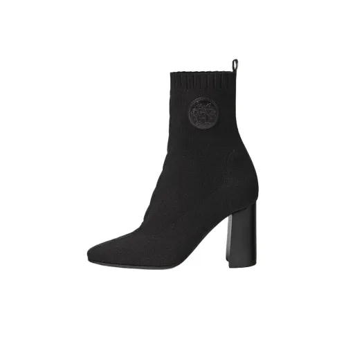 HERMES Volver Ботильоны 8,9 см Женские Черные