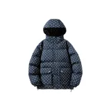 Синий принт