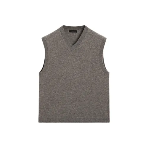 Massimo Dutti Темно-зеленые мужские майки