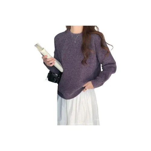 VENICEW Фиолетовый с VN Бренд Наклейка Женские Трикотаж