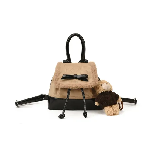 DUSENDAISHU ПУ (полиуретан) с замшей рюкзак стандартный женский многоцветный