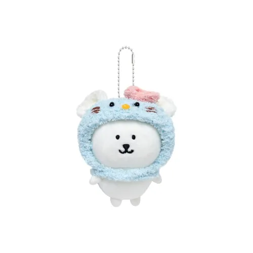 Костюм Joke Bear and Friends Friendship Синий Белый Котенок Украшение Плюшевый Брелок 10 см Длина Тела