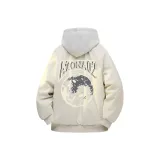 Ecru Cotton Down Jacket (Insulated)  
Экрю хлопковый пуховик (утепленный)