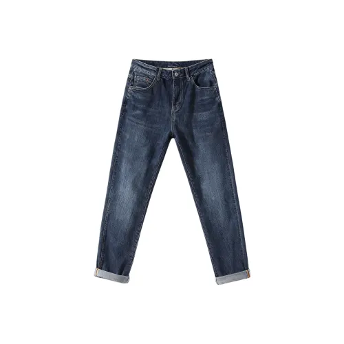 Izexx Синий Серый Мужские Джинсы