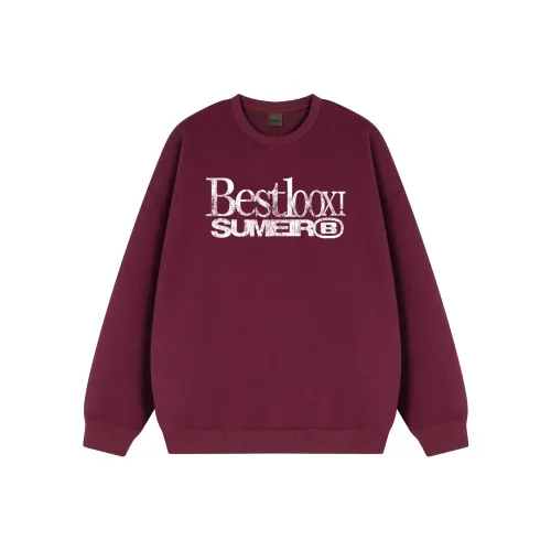 LOOX! Свитшот Унисекс Бордовый