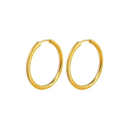 YICAN Серьги с медным покрытием и золотым покрытием Real женские