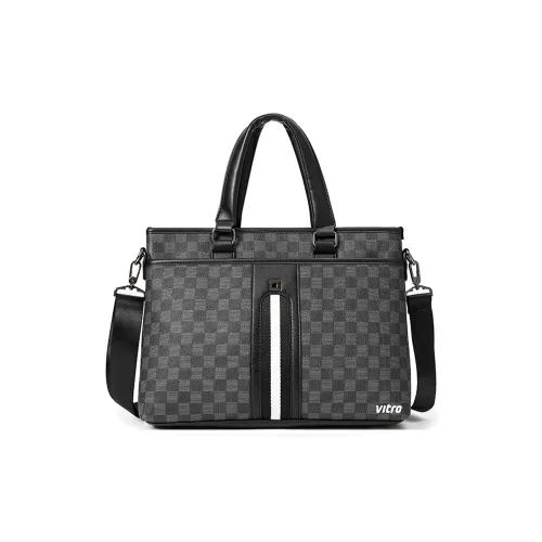 VITRO ПУ (полиуретан) Сумка для ноутбука Мужская Черная