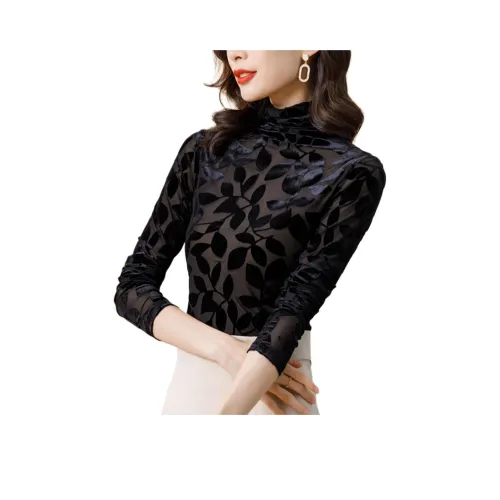 Langqing Женские Шифоновые Рубашки