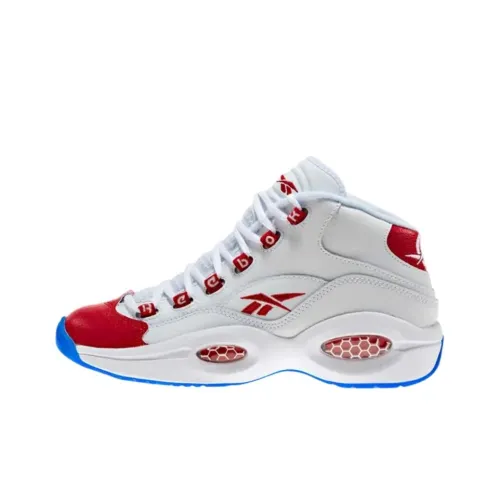 REEBOK Question Mid Топ Детские Баскетбольные Кроссовки Белый