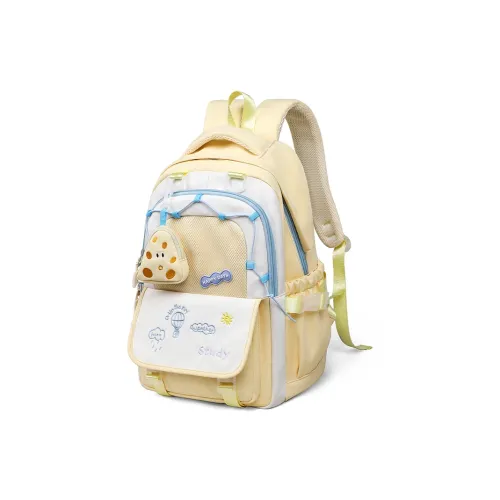 EBLAN Ткань Рюкзак Стандартный Женский Желтый