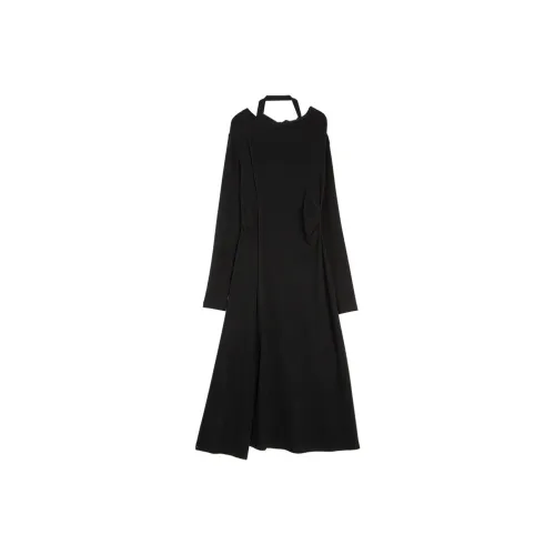 ELLE Длинное платье с длинными рукавами женское