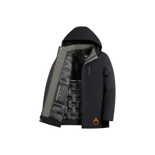 ZUOAN С капюшоном хлопковый пуховик мужской