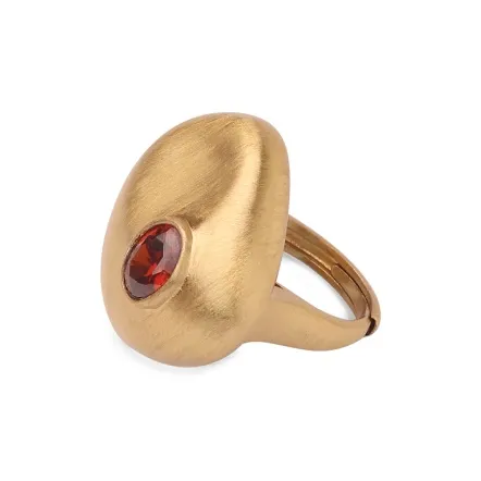 Retro Chic Дужки Золото-Покрытые Кольца Женские