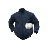 Темно-синий, утеплённый, универсальный и не объемный