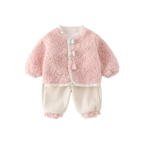 RINDU Повседневная спортивная одежда Осень и зима 2 предмета Комплект для младенцев и малышей