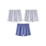 Светло-серый Точка + Светло-серый Точка + Бежевый Клетка + Синий Клетка