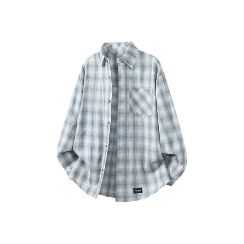 Huohuotu Синий Унисекс Рубашки