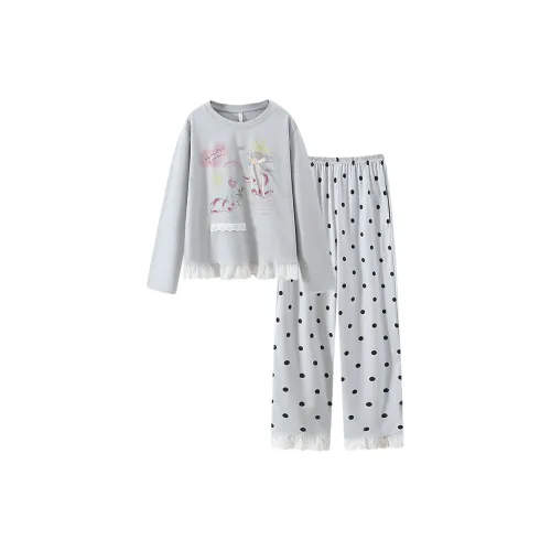 YUZHAOLIN Pajama Комплект Осенний и Зимний Женский