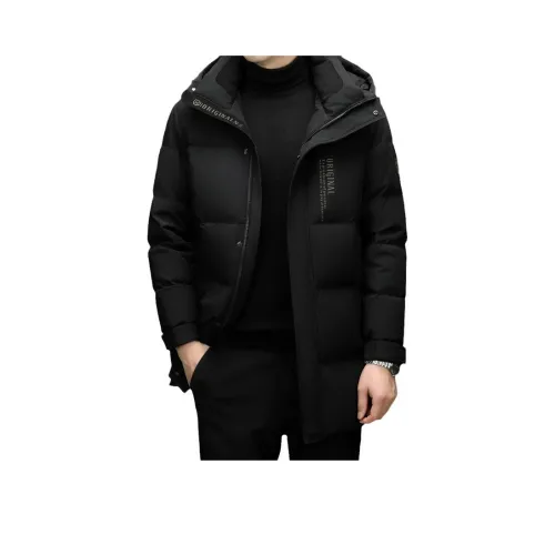 DKRVT Черный [Упаковка Включена] Мужские пуховики