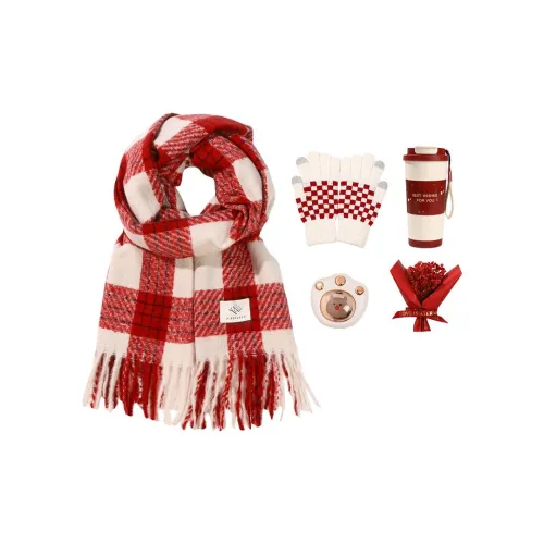 HEXUAN Полиэстеровый трикотаж Шарфы Женские