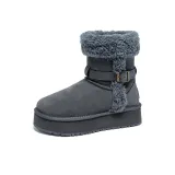 Серый с флисовой подкладкой [Увеличение высоты на 8 см]