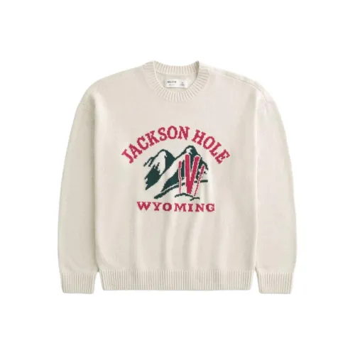 Hollister Кремовые Мужские Свитера