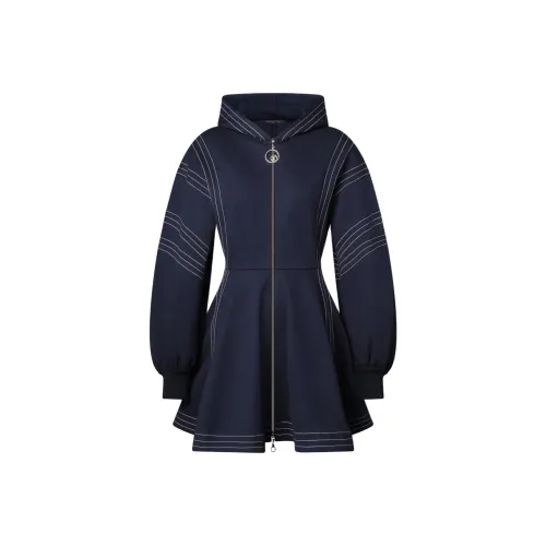 LOUIS VUITTON SS26 Длинное платье с длинными рукавами женское