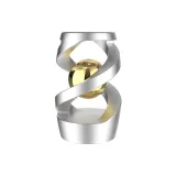 Дракон Плавающий Волчки Серебряный+Золотая Бусина