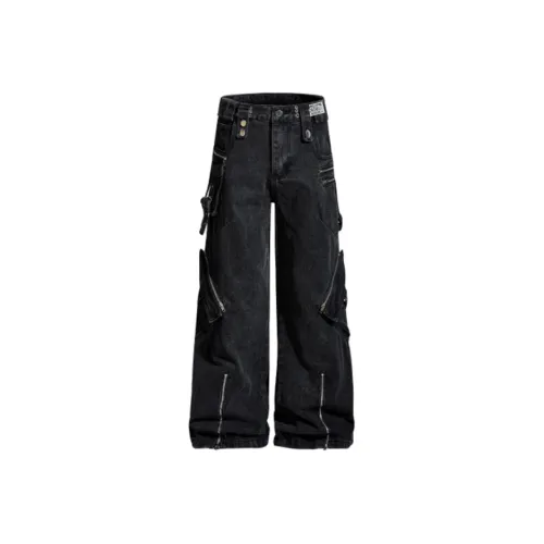 W7H1 Унисекс Джинсы