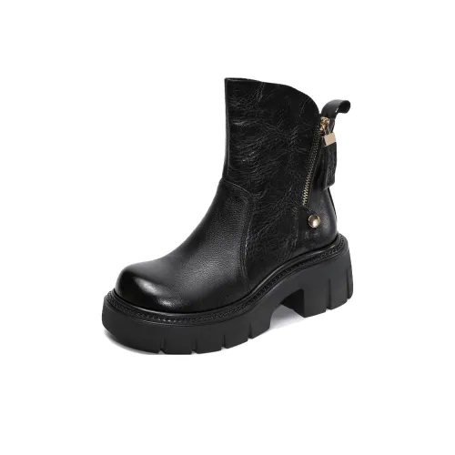 ZUOSAISI Knight Boots Martin Boot 6 см Женские