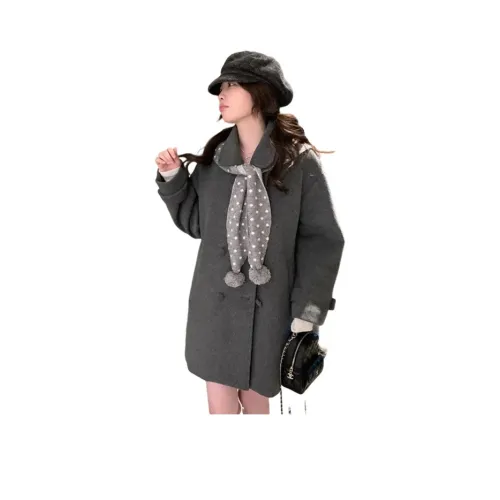YANYU Серый Шаль Пальто Женское Пальто