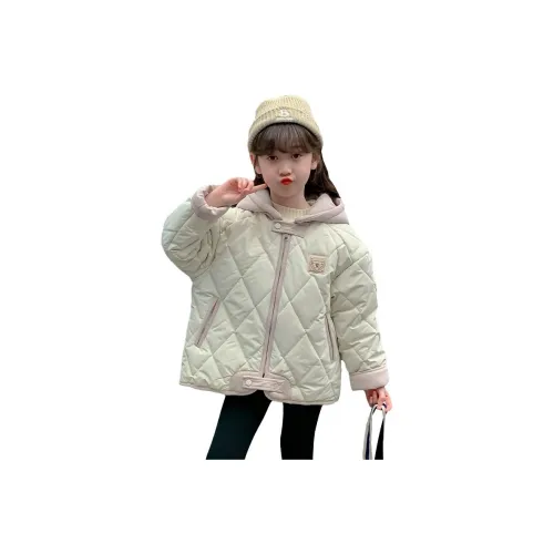 TLXT Бежевый Зеленый KIDS Утеплённые куртки