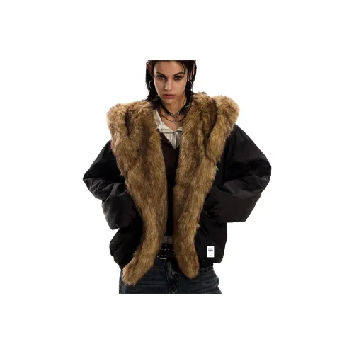 BLACK AT x [cleanfit] Хлопковый пуховик унисекс