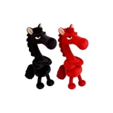 Небесно-Выбранная Холодно-Красная Лошадь + Черный Брелок в виде лошади