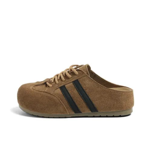 HUANQIU Домашние тапочки женские цвет верблюжий