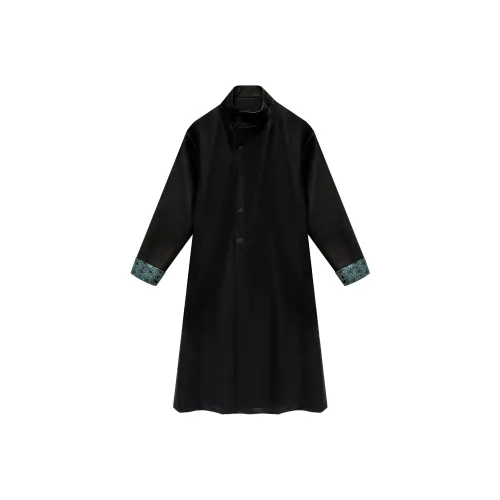 Weaving Division Half Водолазка Кожа Пальто С ремнем Женское пальто