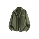 [Клейкое ощущение ограина флис тепло] Пальмовый зеленый (B бесплатно лошадь грудь значок)