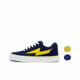 Темно-синий, синий, белый шнурки [с 1 упаковкой желто-синих шнурков каждая]