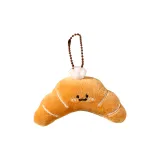 Милый с наполнителем маленький украшение-сумка-круассан