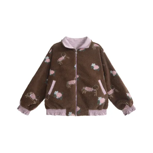 UNIFREE Cropped Coat Women's Pink