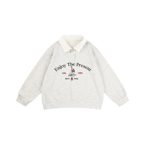 BARRY BANNY Овсяный серый топ KIDS Свитшоты