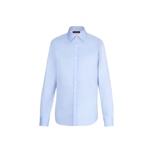 LOUIS VUITTON Новые ежеквартальные продукты LV Синий Мужской Рубашки