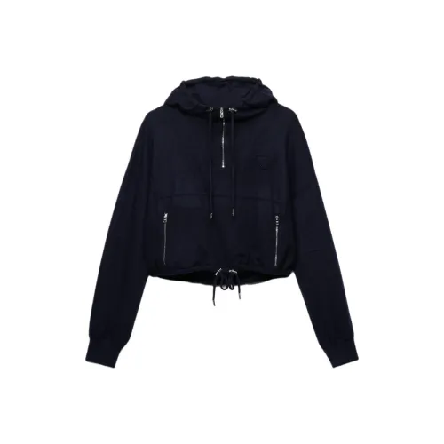 PRADA Морской Синий Женский Свитшот