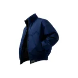 Темно-синий [Осень и зима, утолщенный, пух, хлопок]