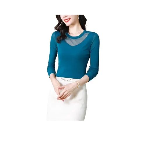 Langqing Женские Шифоновые Рубашки