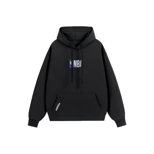 NBA CLASSIC Hoodie Пуловер Базовый Осенний и Зимний Softfire Буква Веселье С принтом
