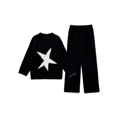 O'MESIK Черный Женский Пижамный Комплект